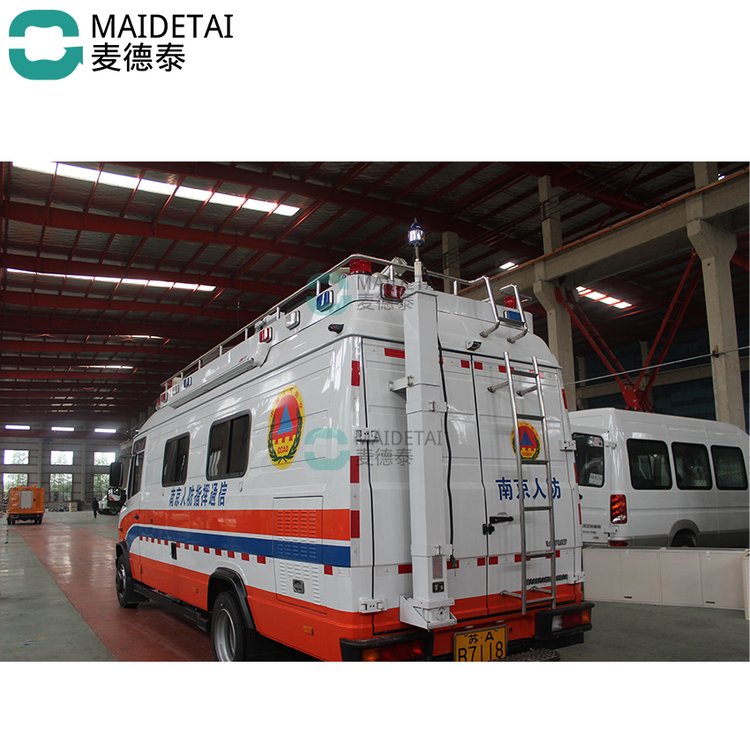 移动人防机动指挥车 基于奔驰威雷815d的应急通信与指挥平台